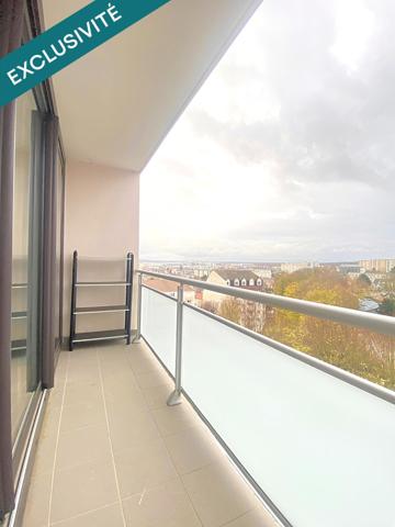 Studio loué, 5,36 % brut, balcon et parking