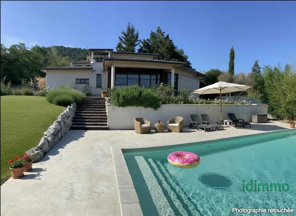 COUP DE CŒUR : Maison d'Architecte Esprit Bali & Vue Vercors/Alpes à Annonay Annonay (07100)