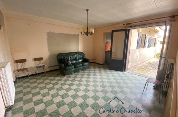 Maison cœur de ville de 95m², 4 chambres, garage, jardin, dépendances