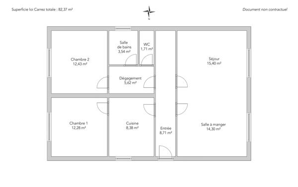 Appartement Paris 18e - LAMARCK / DAMREMONT