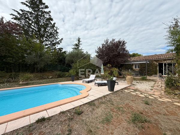A VENDRE  83470 SAINT MAXIMIN LA  SAINTE BAUME MAISON  TYPE 4 PLAIN PIED 90 M2  SUR UN T6ERRAIN D ENVIRON 2353 PISCINE