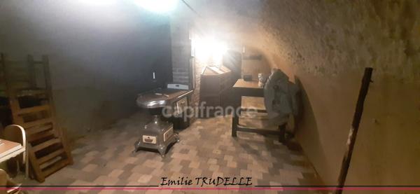 à vendre LA CHARTRE SUR LE LOIR (72) Cave Authentique de 80 m² dans la Roche sans terrain