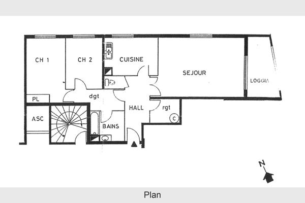 Appartement 3 pièces - 82 m² Exclusivité efficity