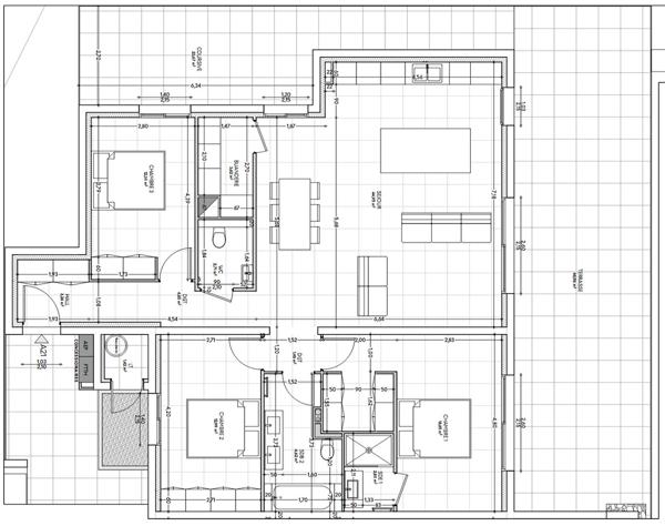 Appartement 4 pièces 115 m2