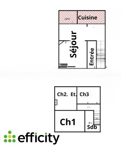 Maison 4 pièces - 82 m² Exclusivité