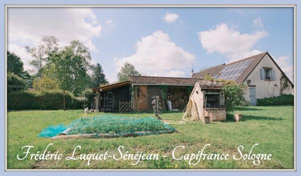 Propriété 9 pièces, piscine couverte, étang, dépendances sur 8 500 m² de terrain arboré à vendre à CHAON (41)