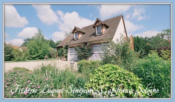 Propriété 9 pièces, piscine couverte, étang, dépendances sur 8 500 m² de terrain arboré à vendre à CHAON (41)