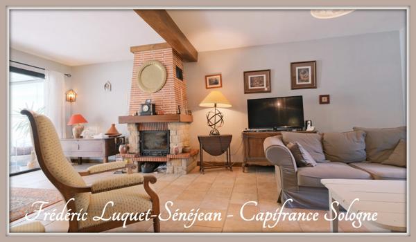 Propriété 9 pièces, piscine couverte, étang, dépendances sur 8 500 m² de terrain arboré à vendre à CHAON (41)