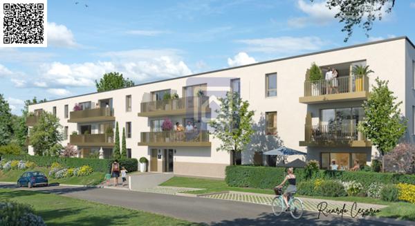 Appartement 2 pièces Quimper (29000) moderne avec balcon et double parking