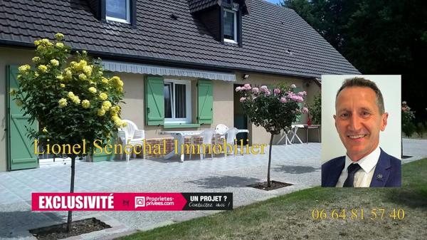 Maison entièrement de plain - pied 7 pièces de 100 m2 sans aucune nuisance sonore et visuelle sur une parcelle de plus de 4 800 m2