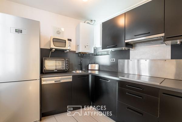 Appartement sous les toits avec vue sur la Cathédrale de Rouen