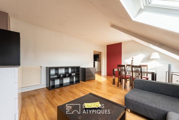 Appartement sous les toits avec vue sur la Cathédrale de Rouen