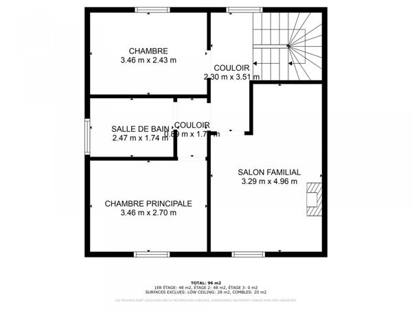 Maison traditionnelle 5 pièces de 96 m² à Les Mars (23700)