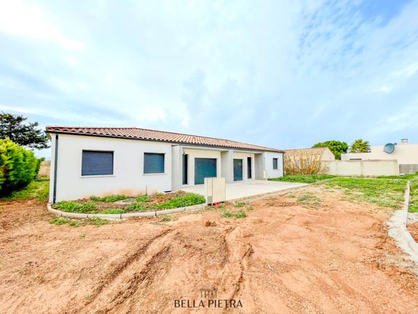 Marseillan (34340) Maison plain pied 4 pièces de 76m² sur une parcelle de 330m²