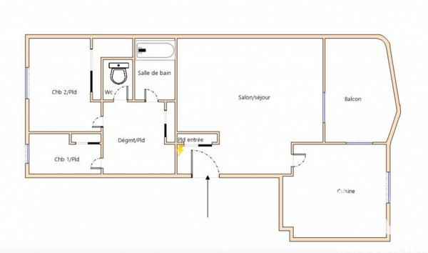 Appartement à vendre 3 pièces 70 m² Lyon 9