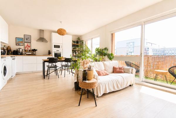 3 pièces 62 m²-CALME-LUMINEUX-BALCON