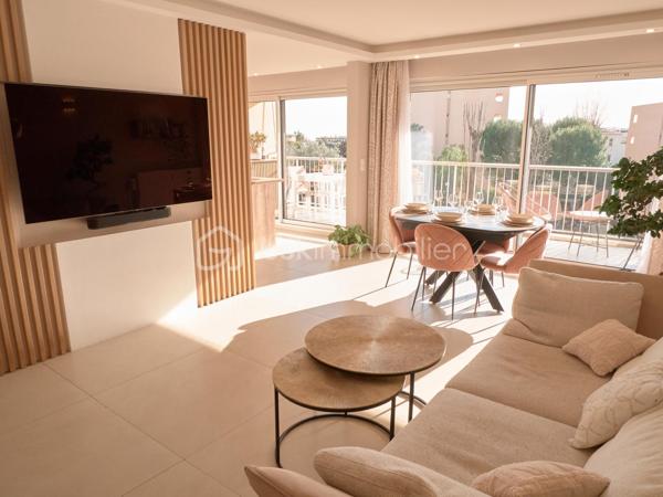 Saint Laurent du Var– Magnifique appartement 4 pièces de 76 m² entièrement rénové, situé au 3ᵉ étage d’une résidence calme et résidentielle .
Dès l’entrée, vous découvrirez de nombreux rangements parfaitement intégrés, alliant élégance et fonctionnalité. Vous serez immédiatement séduit par la luminosité, la décoration soignée et les matériaux de qualité qui apportent à ce bien une atmosphère chaleureuse et contemporaine. Le magnifique séjour offre un espace de vie convivial et raffiné avec sa cuisine, semi-ouverte et entièrement équipée .
L'ensemble s'ouvre sur une belle terrasse au calme, sans vis-à-vis, offrant une vue dégagée idéale pour profiter pleinement des beaux jours. 
Côté nuit, l’appartement dispose de trois belles chambres, d’une salle de bain, d’un toilette séparé . Un bien clé en main, idéal pour ceux en quête de confort, de calme et d’un cadre de vie privilégié sur les hauteurs de Saint Laurent du Var.

Possibilité d'acquérir en supplément deux places se stationnement.