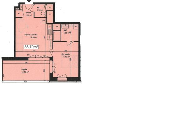 Appartement T2 Neuf Centre ville d'Avrille