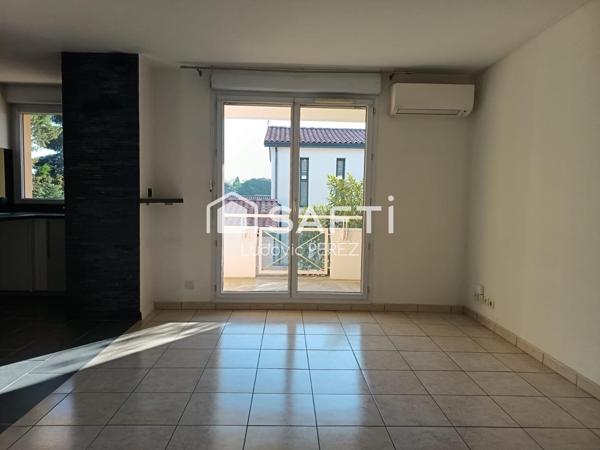 AUCAMVILLE (31140) T3 56 m² CLIMATISÉ -Dernier étage - Balcon - 2 parkings