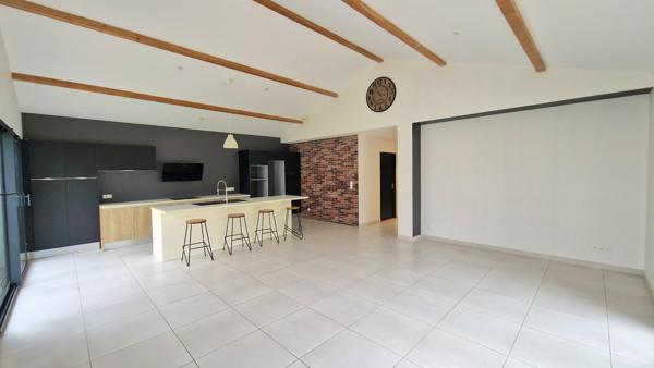 Labenne, à quelques minutes des plages, maison contemporaine de plain-pied, 5 chambres avec vaste pièce de vie
