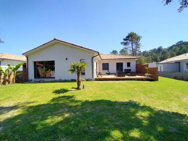 Labenne, à quelques minutes des plages, maison contemporaine de plain-pied, 5 chambres avec vaste pièce de vie