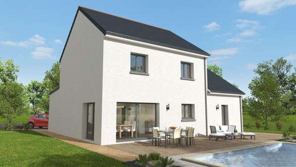 Terrain + Maison à vendre 6 pièces - 117 m²