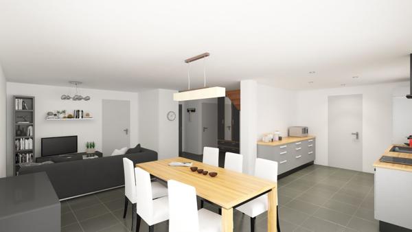 Terrain + Maison à vendre 6 pièces - 117 m²