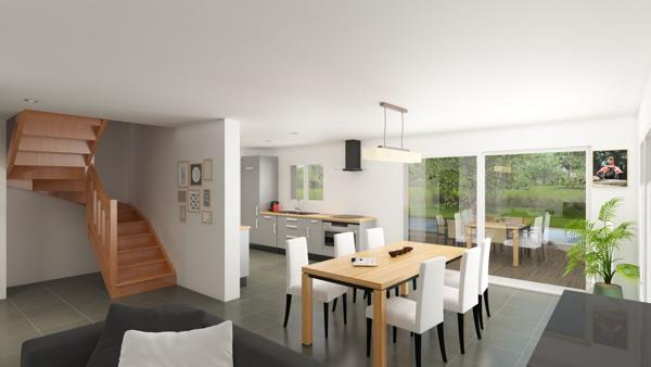 Terrain + Maison à vendre 6 pièces - 117 m²