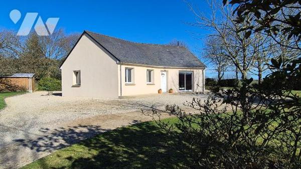 GORRON pavillon contemporain 100% de plain-pied comprenant: 
hall d'entrée avec placard, salon...