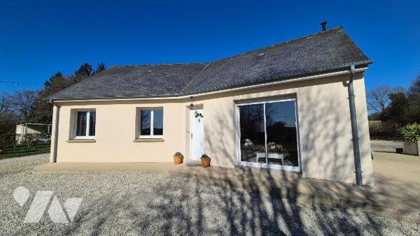 GORRON pavillon contemporain 100% de plain-pied comprenant: 
hall d'entrée avec placard, salon...