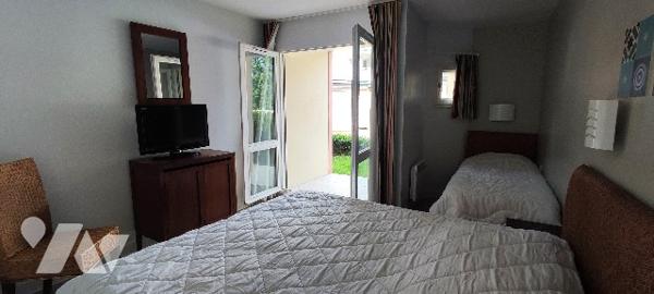 T2 de 46m² avec terrasse dans résidence privée avec piscine proche de l'hippodrome du Touquet