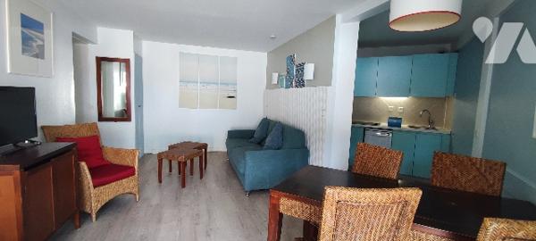 T2 de 46m² avec terrasse dans résidence privée avec piscine proche de l'hippodrome du Touquet