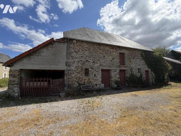 Très belle maison en pierre avec dépendances sur 1ha59 de terre libre.