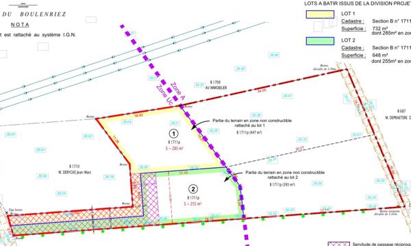 Terrain constructible , Bersée