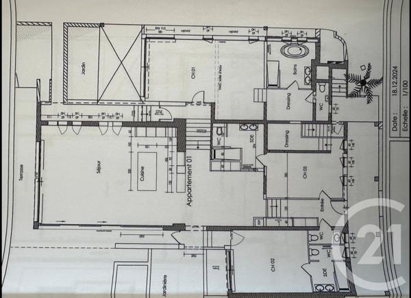 Appartement F4 à vendre  4 pièces - 200,19 m2 CAGNES SUR MER - 06
