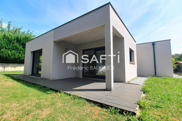 Maison contemporaine de 2017, de plain pied