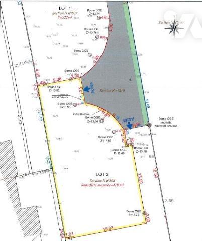 ROTHENEUF - Terrain à bâtir de 419m² 