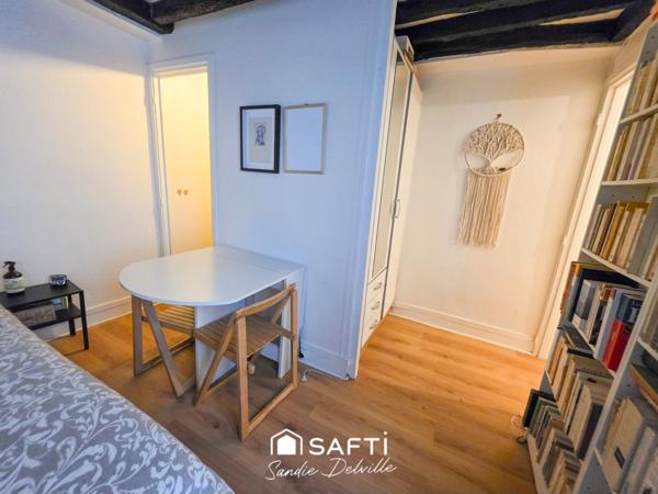 Appartement 1 pièce- 17.50m²- faibles charges