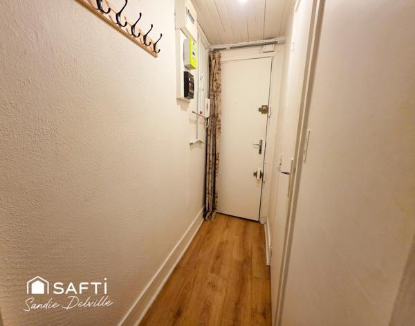 Appartement 1 pièce- 17.50m²- faibles charges