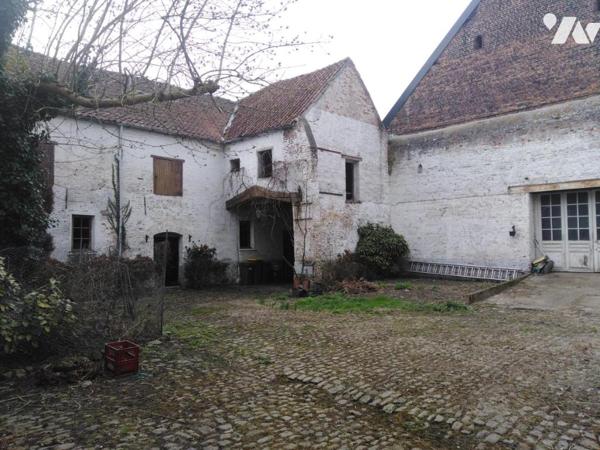 CONDE SUR ESCAUT MAGNIFIQUE ENSEMBLE IMMOBILIER AVEC MAISON-GRANGE-DEPENDANCES