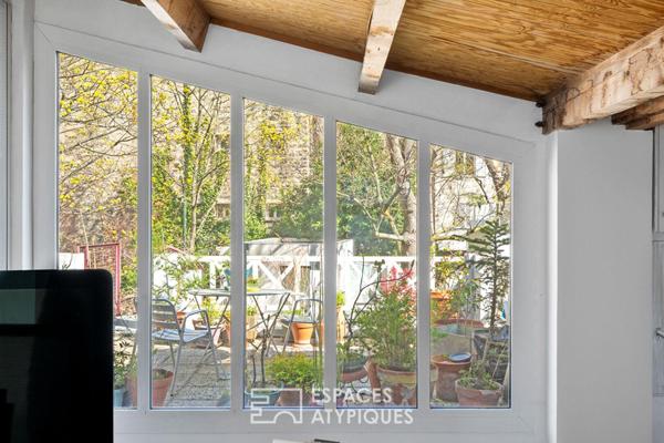 Maison d’architecte avec terrasse