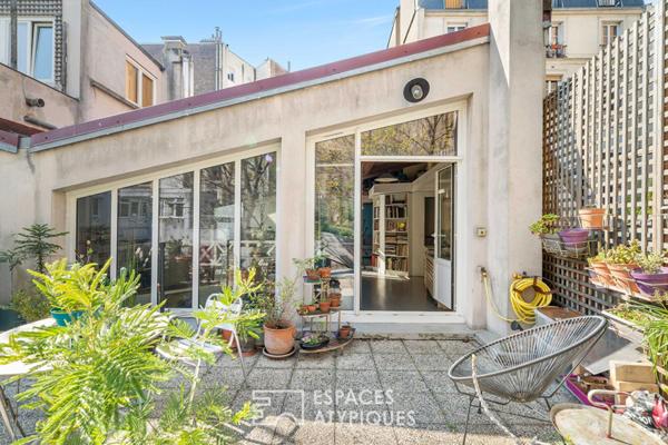 Maison d’architecte avec terrasse