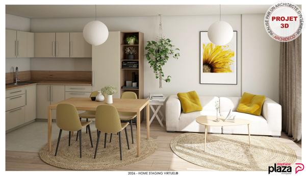 Appartement 2 pièces 34.9 m2