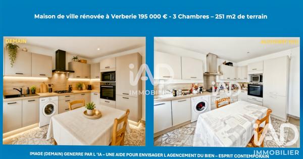 Maison à vendre 4 pièces 70 m² Verberie