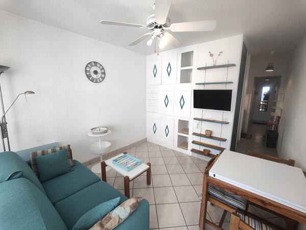 A louer à l'année en meublé La Grande Motte 2 pièce(s) 25.76 m2