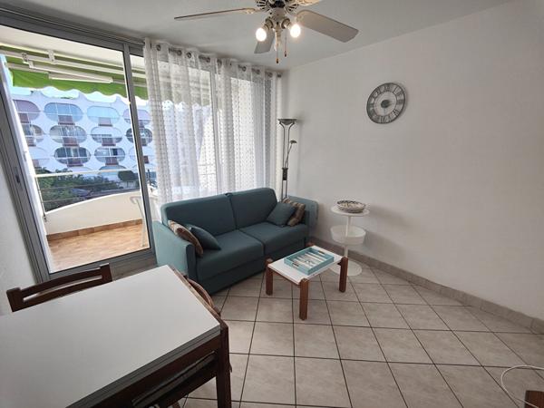 A louer à l'année en meublé La Grande Motte 2 pièce(s) 25.76 m2