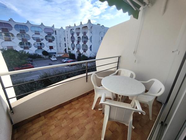 A louer à l'année en meublé La Grande Motte 2 pièce(s) 25.76 m2