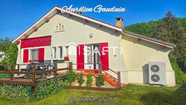 Maison de plain-pied avec jardin à Sauveterre-la-Lémance