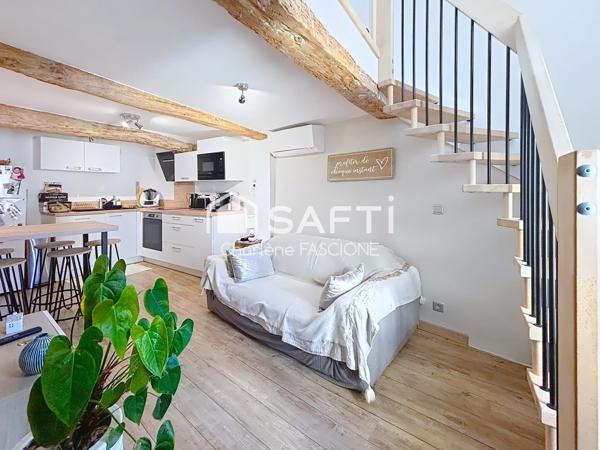 DUPLEX RÉNOVÉ AVEC CHARME – CŒUR DE LORGUES