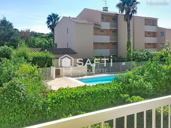 Appartement T1 avec piscine et parking privatif - Un pied-à-terre idéal !